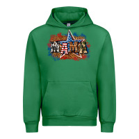 Emerald Patriotic Mama Urban Hoodie - BundleAndBundleShop