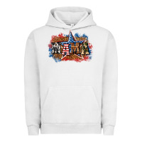 Pigment Lunar Rock Patriotic Mama Urban Hoodie - BundleAndBundleShop