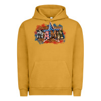 Pigment Peanut Butter Patriotic Mama Urban Hoodie - BundleAndBundleShop