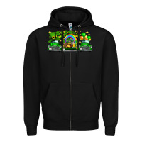 Black st patricks trucks Zipper Hoodie - FaDigitalArtStudio