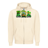 Sandshell st patricks trucks Zipper Hoodie - FaDigitalArtStudio