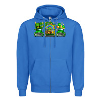 True Royal st patricks trucks Zipper Hoodie - FaDigitalArtStudio