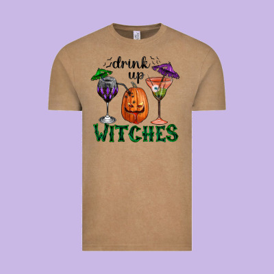 Vintage Tee Drink Up Witches Halloween