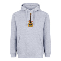 Heather Grey mexican guitar Heavyweight Hoodie - Artiststas