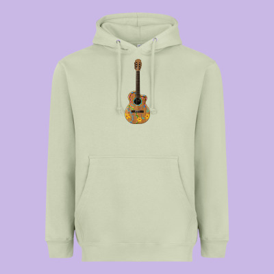 Mexican Guitar Heavyweight Hoodie Designed By Artiststas
