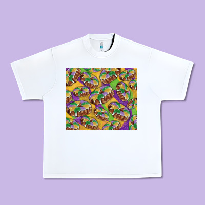 Mardi Gras King Cake Urban Heavy Tee Designed By Ranaportraitstore