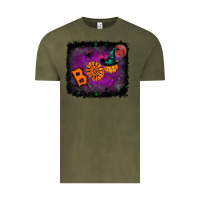 Vintage Olive Boo Halloween Vintage Tee - RanaPortraitStore