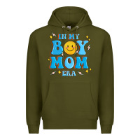 Army Green in my boy mom era Premium Hoodie - MaliasSmallBusiness