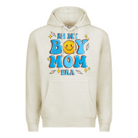 Oatmeal Heather in my boy mom era Premium Hoodie - MaliasSmallBusiness