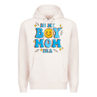 Pale Pink in my boy mom era Premium Hoodie - MaliasSmallBusiness