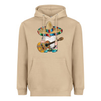 Mushroom mexican gnomes guitar sombrero serape Heavyweight Hoodie - Artiststas