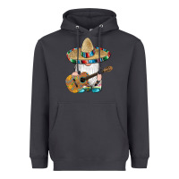 Smoke mexican gnomes guitar sombrero serape Heavyweight Hoodie - Artiststas