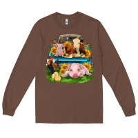 Chestnut farm truck animals Long Sleeve Tee - Zillion Design Studio