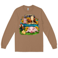 Toasted Coconut farm truck animals Long Sleeve Tee - Zillion Design Studio