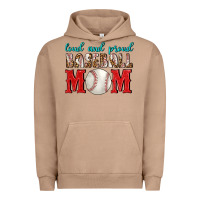 Pigment Burro Loud And Proud Baseball Mom Urban Hoodie - BundleAndBundleShop