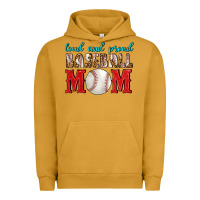 Pigment Peanut Butter Loud And Proud Baseball Mom Urban Hoodie - BundleAndBundleShop