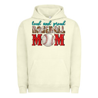 Pigment Pistachio Loud And Proud Baseball Mom Urban Hoodie - BundleAndBundleShop