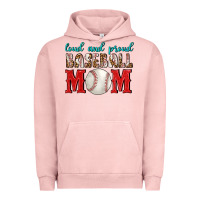 Pigment Salmon Loud And Proud Baseball Mom Urban Hoodie - BundleAndBundleShop