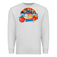 Dove Grey Hello Pre School Premium Sweatshirt - AdoDesignShop