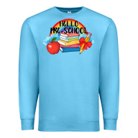 Ocean Blue Hello Pre School Premium Sweatshirt - AdoDesignShop