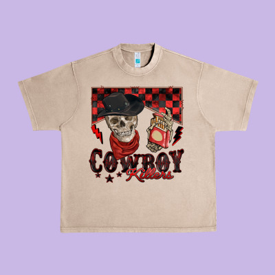 Cowboy Killer Urban Heavy Tee Designed By Zillion Design Studio