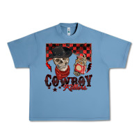 Pebble Blue cowboy killer Urban Heavy Tee - Zillion Design Studio