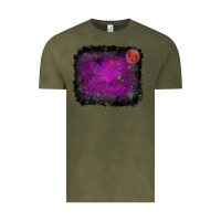 Vintage Olive Halloween background Vintage Tee - RanaPortraitStore