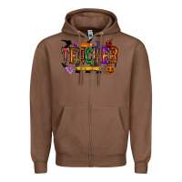 Chestnut teacher halloween Zipper Hoodie - RacoonDesign