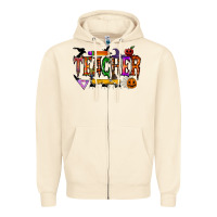 Sandshell teacher halloween Zipper Hoodie - RacoonDesign