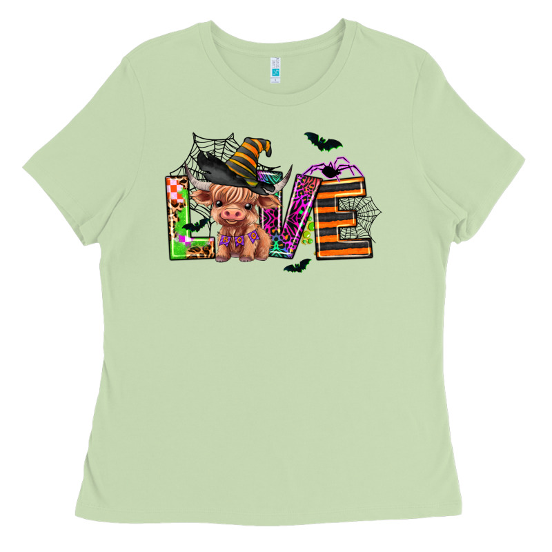 Love Halloween Heifer Ladies Tee by AdoDesignShop | Teevron