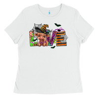 White love halloween heifer Ladies Tee - AdoDesignShop