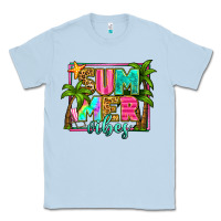Dusty Blue summer vibes Classic Tee - Zillion Design Studio
