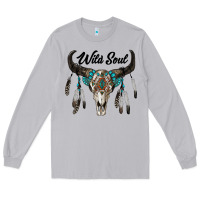 Moon Dust wild soul boho skull Long Sleeve Tee - RanaPortraitStore