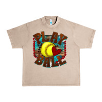 French Oak play ball softball Urban Heavy Tee - texasbilliewilder