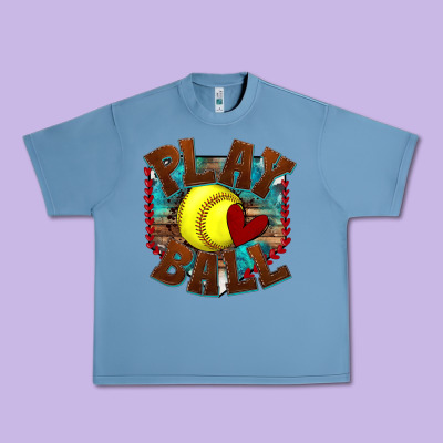 Urban Heavy Tee play ball softball