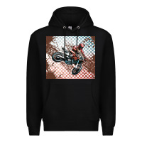 Black born to ride dirty bikes Premium Hoodie - MaliasSmallBusiness