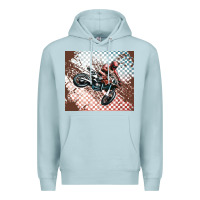 Blue Mist born to ride dirty bikes Premium Hoodie - MaliasSmallBusiness