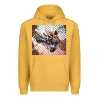 Mustard born to ride dirty bikes Premium Hoodie - MaliasSmallBusiness
