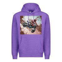 Purple born to ride dirty bikes Premium Hoodie - MaliasSmallBusiness