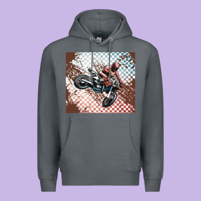 Born To Ride Dirty Bikes Premium Hoodie Designed By Maliassmallbusiness