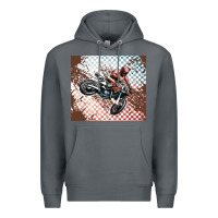 Rock born to ride dirty bikes Premium Hoodie - MaliasSmallBusiness