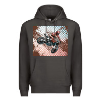 Smoke born to ride dirty bikes Premium Hoodie - MaliasSmallBusiness