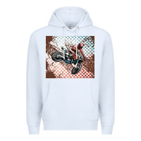 White born to ride dirty bikes Premium Hoodie - MaliasSmallBusiness