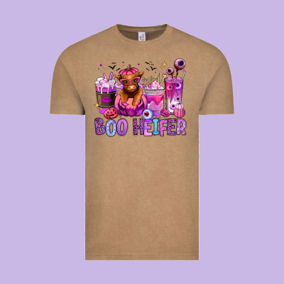Vintage Tee Halloween boo Heifer coffee cups