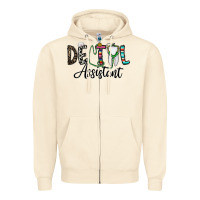 Sandshell dentalassistant Zipper Hoodie - CowhideDigitalArt