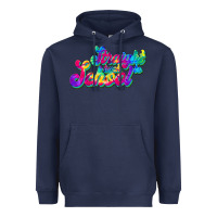 Navy straight back to school Heavyweight Hoodie - JahusDesignShop