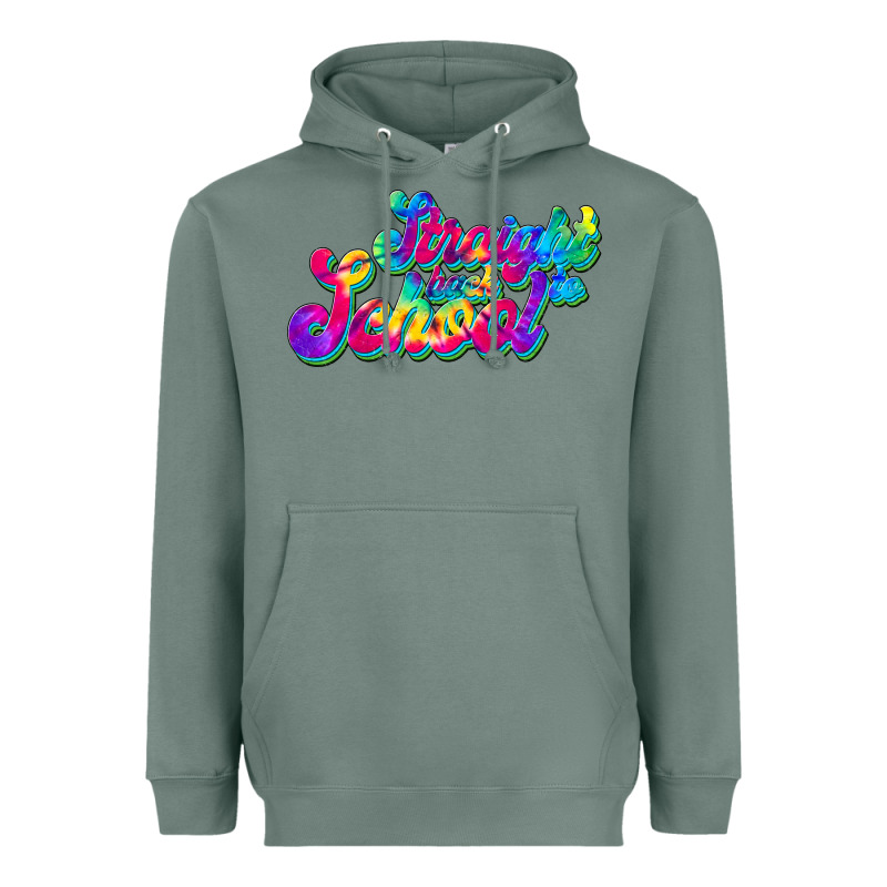 Straight Back To School Heavyweight Hoodie by JahusDesignShop | Teevron