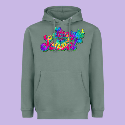 Straight Back To School Heavyweight Hoodie Designed By Jahusdesignshop