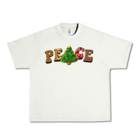 Pistachio christmas peace Urban Heavy Tee - BarkalooDesign
