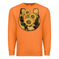 Carrot horseshoe sunflower camouflage Premium Sweatshirt - AdoDesignShop